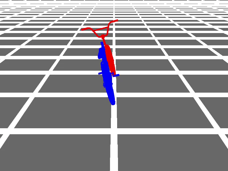 Animation of simulated control system results
